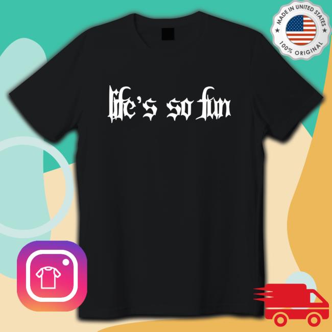 Muna life’s so fun goth Tee Official Muna life’s so fun goth Long Sleeve Tee