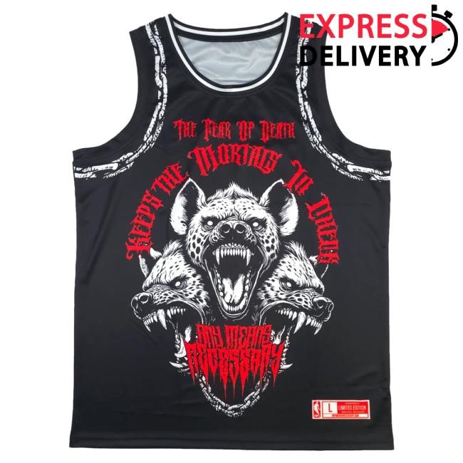 Official Any Means Necessary Clothing Cerberus Jersey Shirts Andromeda