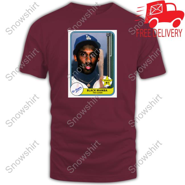 Mavs FFL Kobe Bryant Rookie Card Shirts Black Mamba