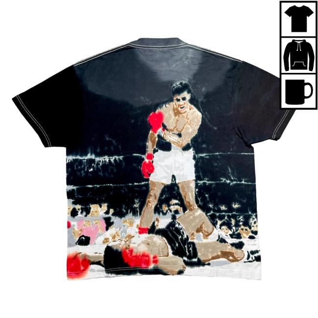 The Tie Dye Company Muhammad Ali Phantom Punch Tie Dye New Shirt Official The Tie Dye Company Muhammad Ali Phantom Punch Tie Dye Tee