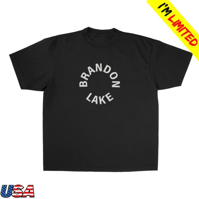 Official Brandon Lake Merch Store Lake Circle T-Shirt - Black Brandon Lake Apparel Clothing Shop Brandonlake