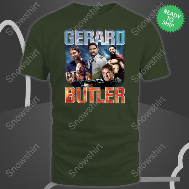 Gb Pics Tee Barstool Sports Barstool Sports Merch Gerard Butler Gb Pics T Shirt