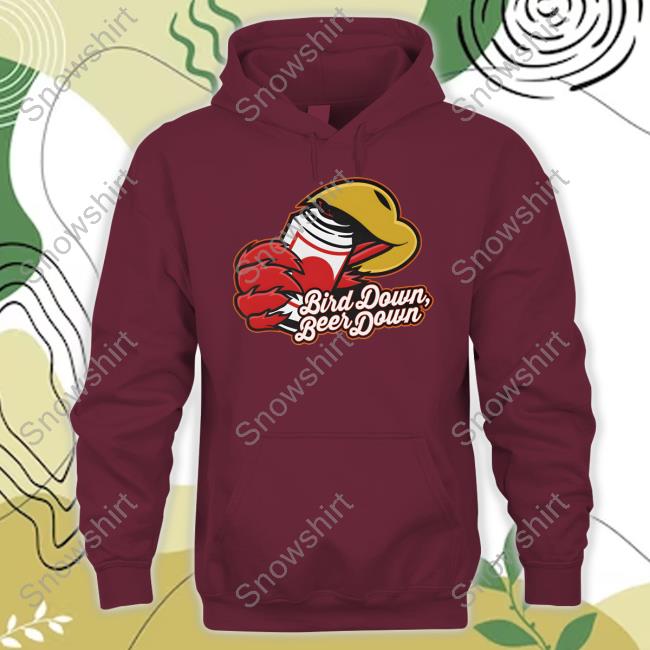 Barstool Sports Store Bird Down Beer Down Tee Shirt