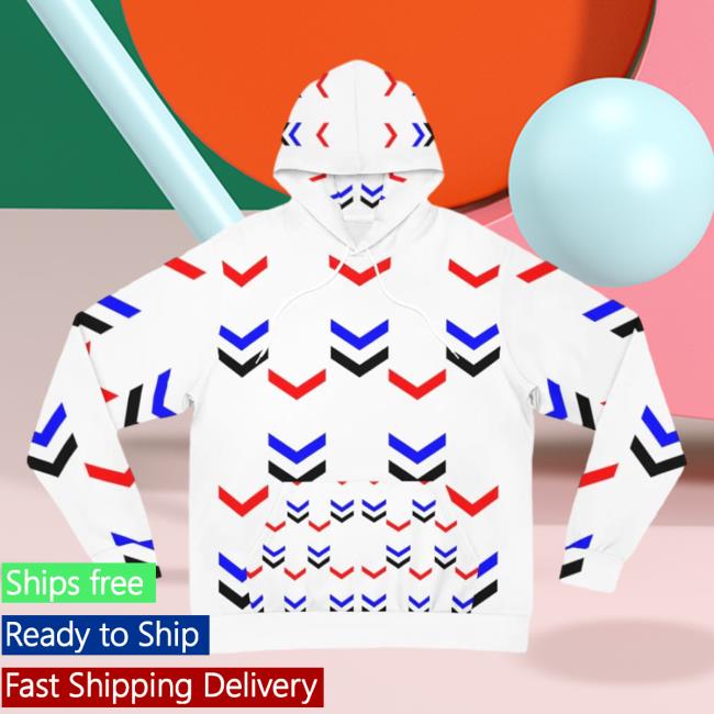 Official Signshirtz Clothing Merch Chevon Design - White Large Aop Tee 3D All Over Print