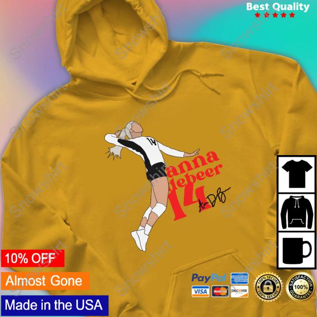 Official Louisville Cardinals Anna DeBeer Volleyball signature T Shirt Official Fans Meet Idols Merch Anna Debeer 14 Signature T Shirts