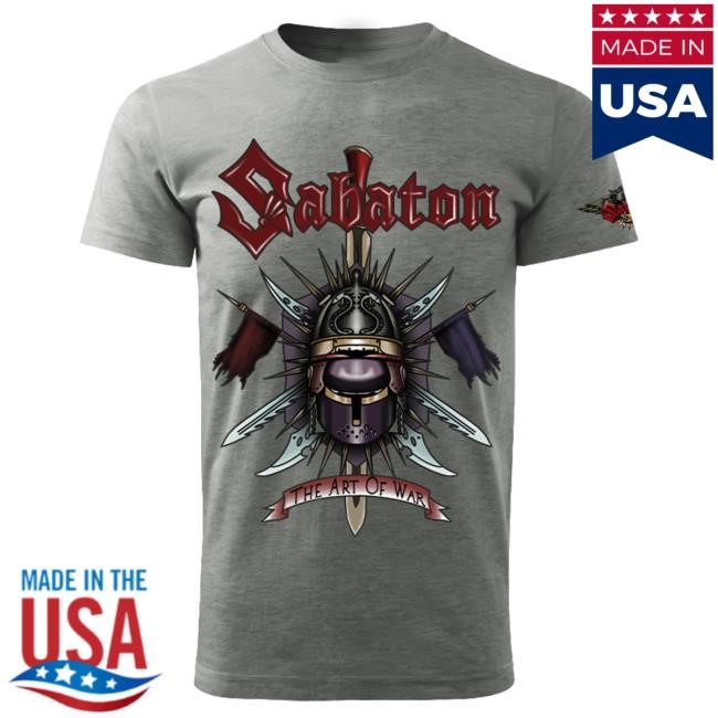 Official Sabaton Merch Store Sabaton The Art Of War Special Edition Attractive Shirt Sabaton Shop