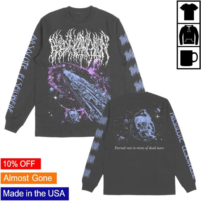 Official Blood Incantation Merch Eternal Rest Long Sleeve Tees (Graphite)