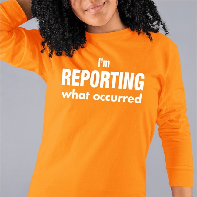 Craig Mauger I’M Reporting What Occurred Long Sleeve Craig DMauger Craig Mauger I’M Reporting What Occurred Hoodie Craig DMauger