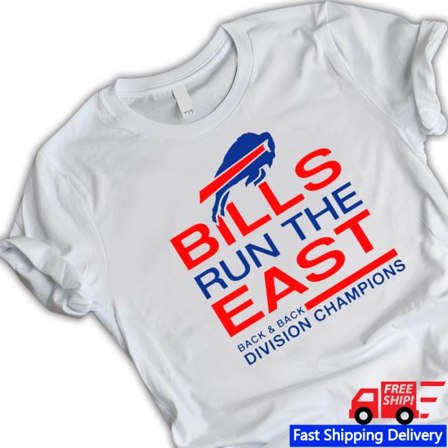 Bills Run The East Back & Back Division Champions Long Sleeve Sweatshirt Official Bills Run The East Back & Back Division Champions Long Sleeve Shirts