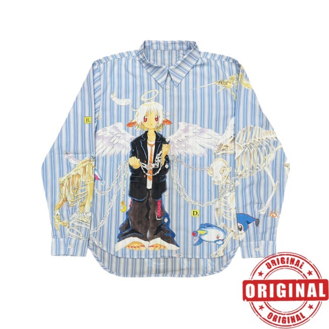 Official Gradient Stripe Mura Shirt - Yumin Ha