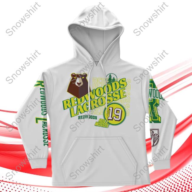 Official Premier Lacrosse League Shop Redwoods All Over Print Hoody