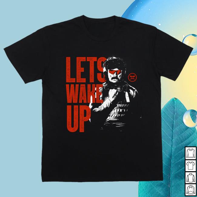 Official Dr Disrespect Merch Champions Club 4/1/24 - Let's Wake Up [Limited] Tshirt