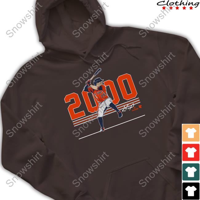 Jose Altuve 2000 Hits Shirt