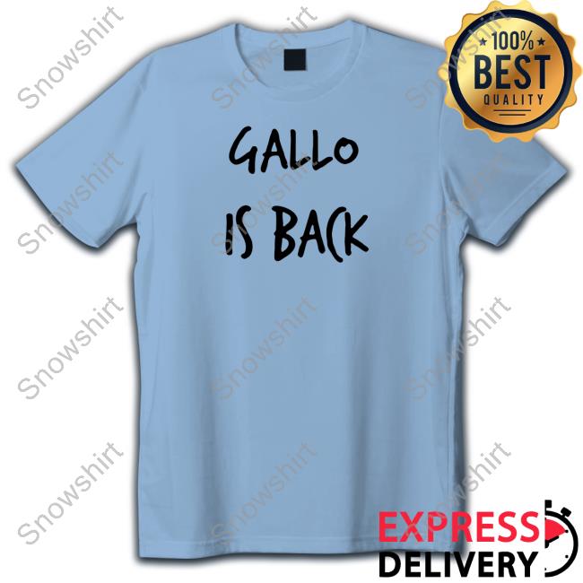 Official Danilo Gallinari Gallo Is Back T Shirts