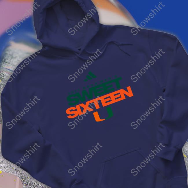 Official allCanes Miami Hurricanes 2023 Ncaa Sweet 16 Tee Shirt Official Miami Hurricanes 2023 Ncaa Sweet 16 T-Shirt