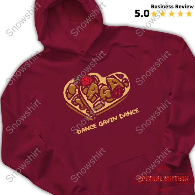 Official Dance Gavin Dance Merch Waffle Black Hoodie Dance Gavin Dance Waffle Black T Shirt