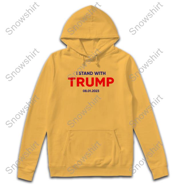 Donald Trump Merch I Stand With Trump 08 01 2023 Crewneck Sweatshirt
