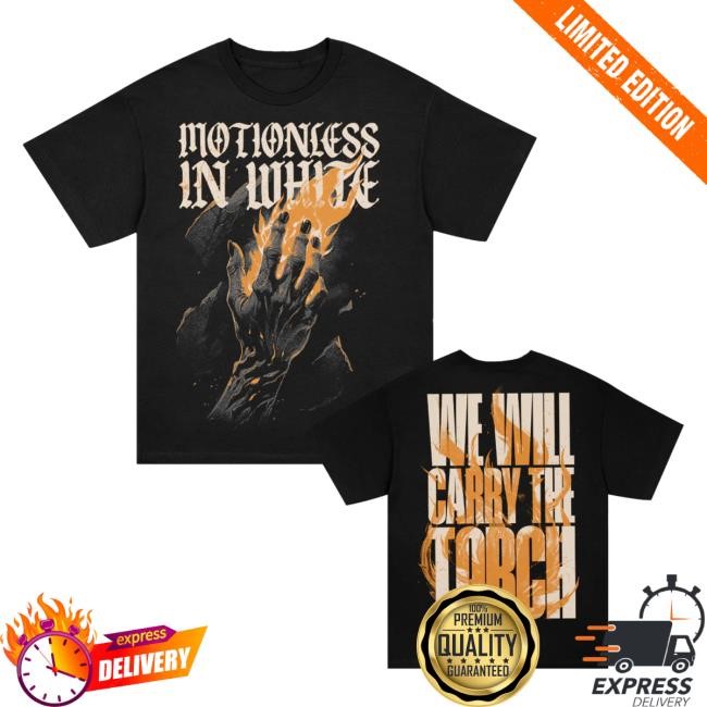 Carry The Torch S/s Shirt Motionless in White Store MIW Merch