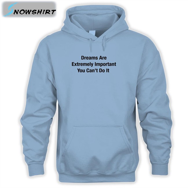 Dreams Are Extremely Important You Can't Do It T Shirt Poorly Translated Shirts Dreams Are Extremely Important You Can't Do It T Shirt Translatedtees