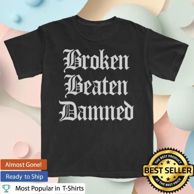 Limited Broken Beaten Damned Tee My Chemical Romance Merch