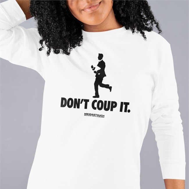 Josh Hawley MeidasTouch Merch Don't Coup It MeidasTouch Because Truth Is Golden Tee Don't Coup It Hoodie Josh Hawley