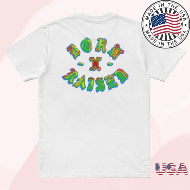 Official Born X Raised Merch Store Shop Heat Seaker Rocker T Shirt: White BornxRaised
