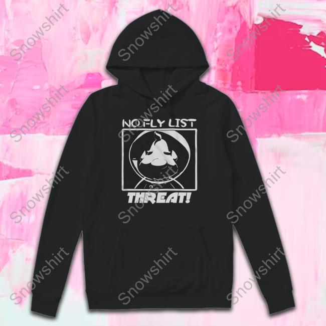Bastard Jumpscare No Fly List Threat Black T Shirt