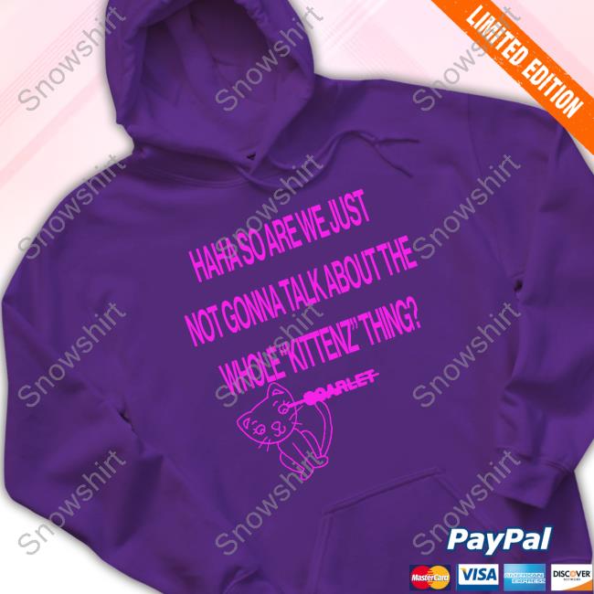Haha So Are We Just Not Gonna Talk About The Whole Kittenz Thing T-Shirt