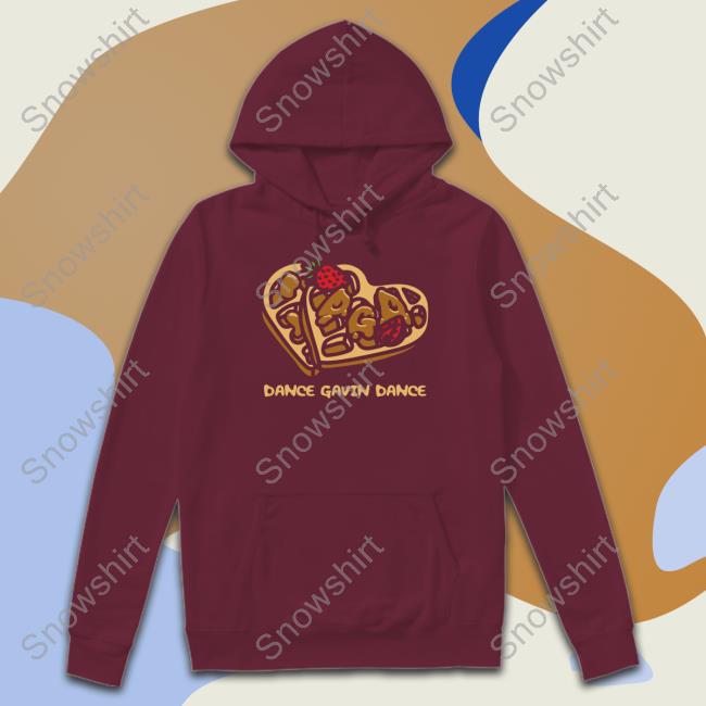 Official Dance Gavin Dance Merch Waffle Black Hoodie Dance Gavin Dance Waffle Black Tee