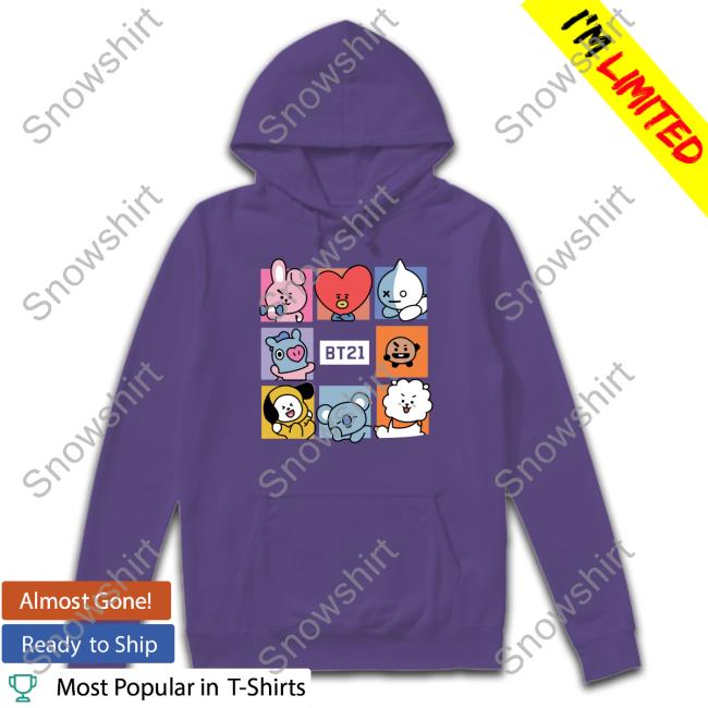 BT21 Long Sleeve Tee Space Jj Namedillegirl BT21 Namedillegirl Hoodie