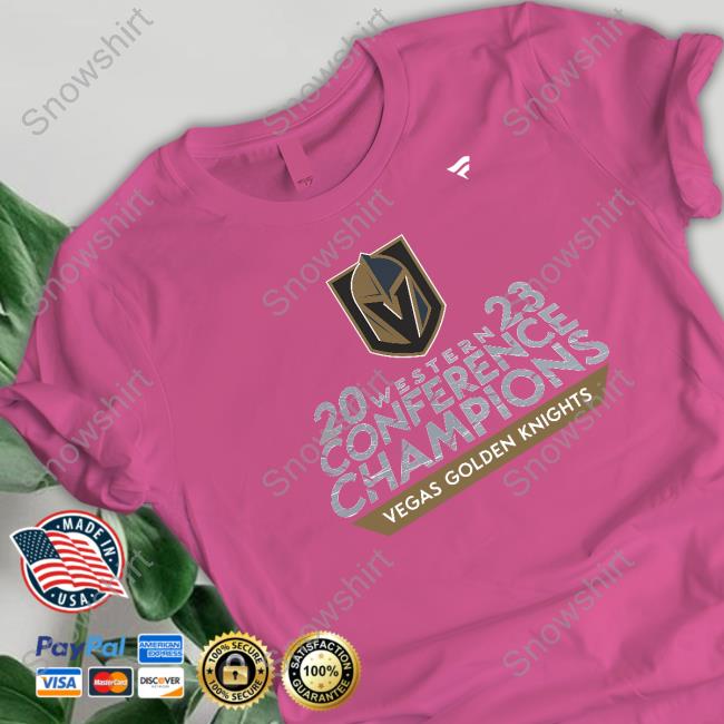 Vegas Golden Knights 2023 Western Conference Champions Tee Shirt Jack Eichel