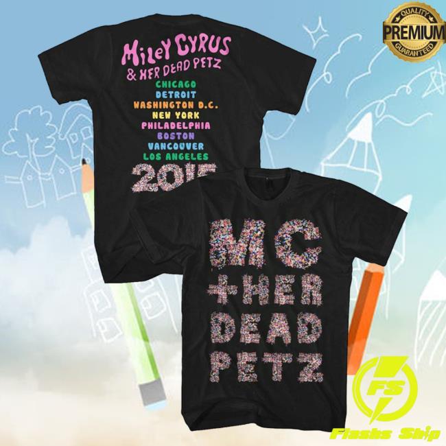 Official Merch Bar Miley Cyrus Merch Store Dead Petz Tour Sweatshirt Black MerchBar MileyCyrus Apparel Clothing Shop