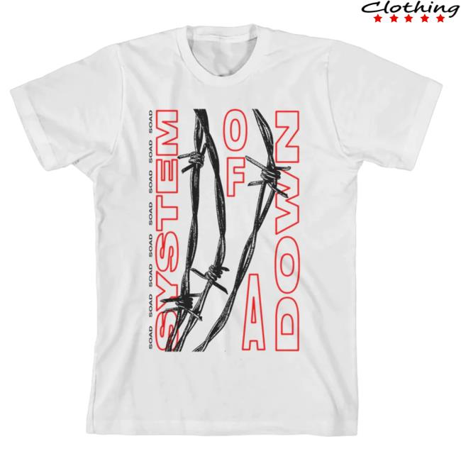 System Of A Down Barbed Wire Shirt