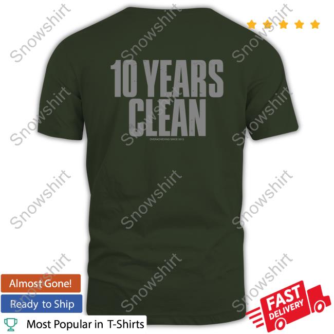 Official Lorde Store Pure Heroine SS T Shirt Official Lorde Store Merch Pure Heroine 10 Years Clean Overachieving Since 2013 T Shirts