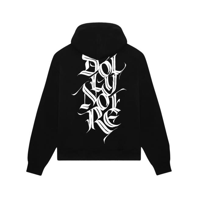 Dolly Noire Hand Scripted Hoodie Dolly Noire Merch Apparel