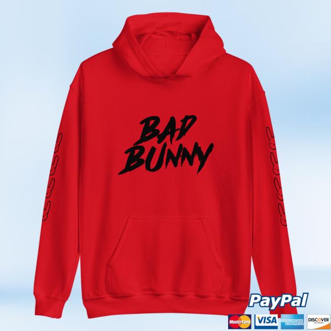 Official BadBunny Pr Clothing Merch Store Bad Bunny Sweaters Red BadbunnyPr Shop