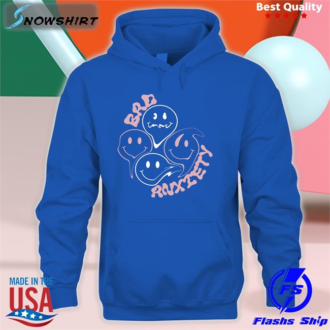 Megan Thee Stallion Bad Anxiety Black Hoodie Megan Thee Stallion Merchandise Bad Anxiety Black Crewneck Sweatshirt