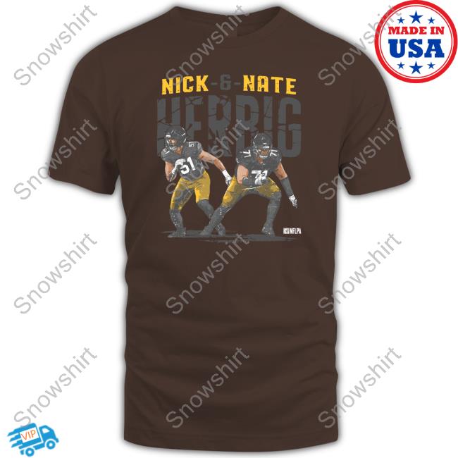 Nick Herbig & Nate Herbig Pittsburgh Brothers WHT Shirt Nick Herbig & Nate Herbig Pittsburgh Brothers WHT T Shirt