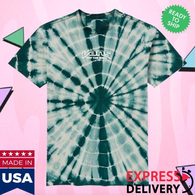 Official Dicks Sporting Goods Vans Off The Wall Classic Tie Dye T Shirt Desert Sage/Botnical Grdn Tie-Dye Dickssportinggoods