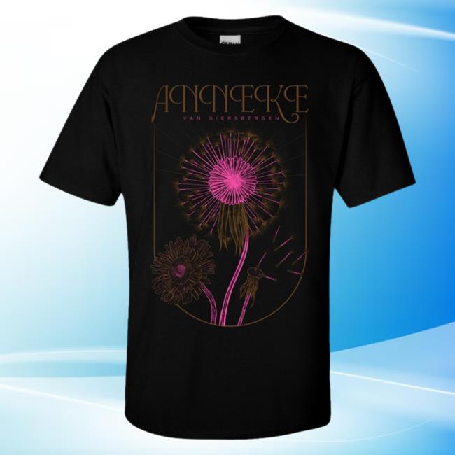 Official Anneke Merch Anneke Van Giersbergen Flowers Tee Shirt