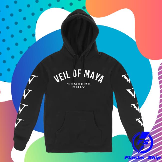 Official All In Merch Veil Of Maya Members Only Pull Hoodies