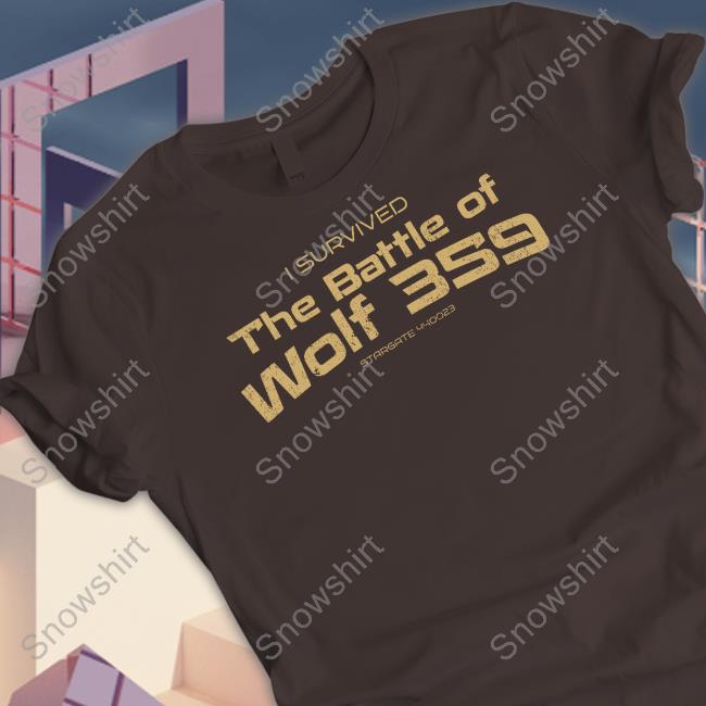 I Survived The Battle Of Wolf 359 T-Shirt Todd Stashwick I Survived The Battle Of Wolf 359 T-Shirt