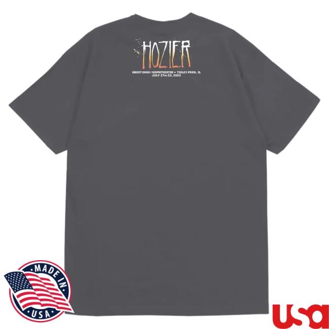 Official Hozier Tinley Park July 24 & 25 Show Tee