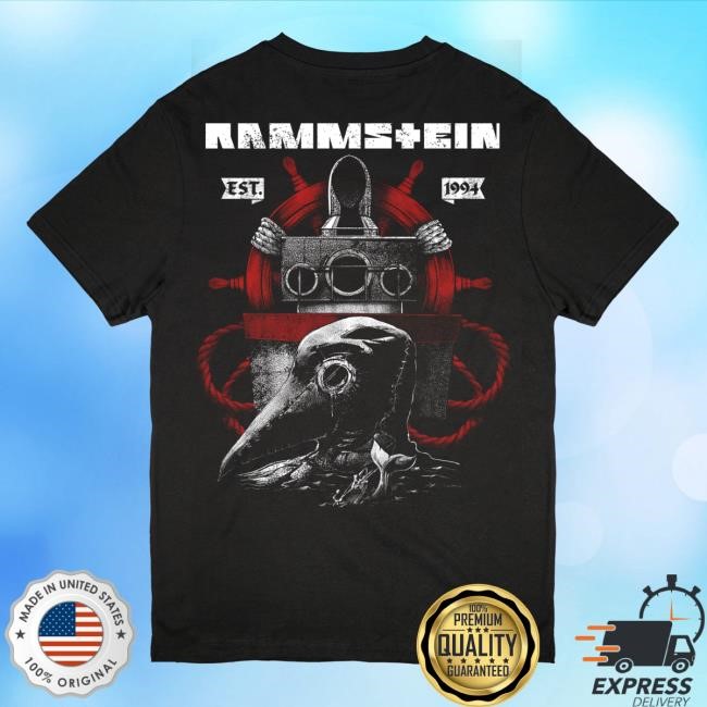 Rammstein Komm in mein Boot Tee Rammstein Merch