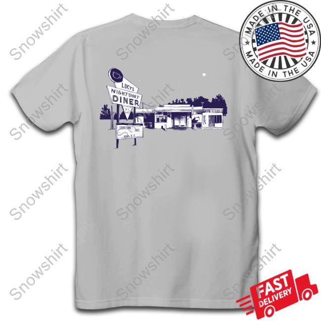 Lucy Dacus Merch Lucy's Night Shift Diner Tee Shirt Lucy's Night Shift Diner Long Sleeved T Shirt
