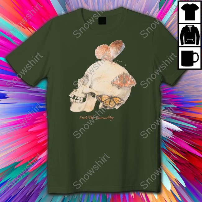 Qtcinderella Merch Fuck The Patriarchy Skull Long Sleeve Shirt Qtcinderella