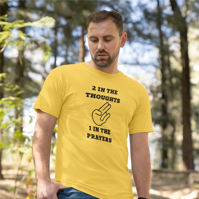 2 In The Thoughts 1 In The Prayers Shirt Ash