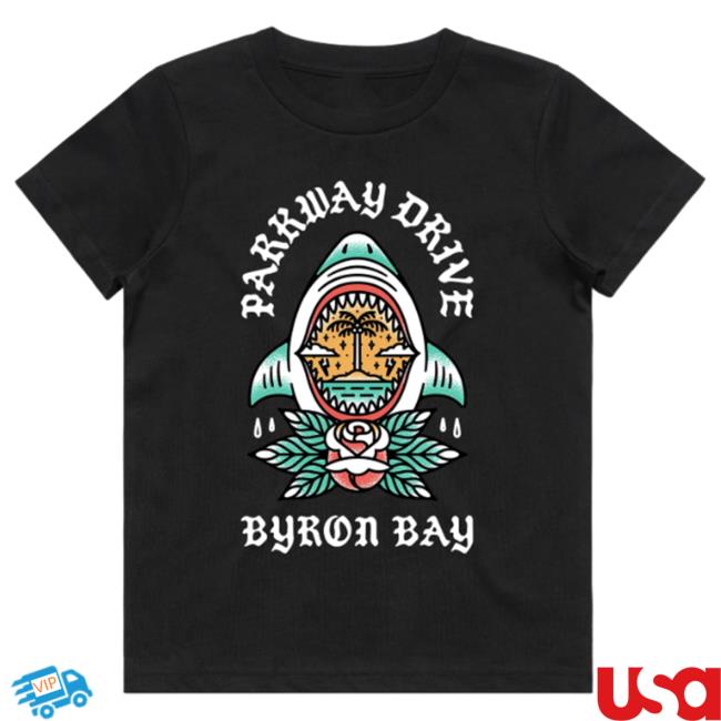 Official Parkway Drive Merch Old English Logo Crewneck Sweatshirt