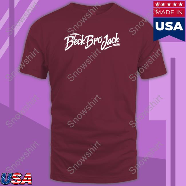 Beckbrojack Merch Beckbrojack Logo Black Sweatshirt Beckbrojack Logo Black Shirt