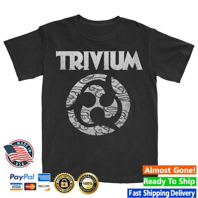 Trivium Merch Swirl Logo New Shirt
